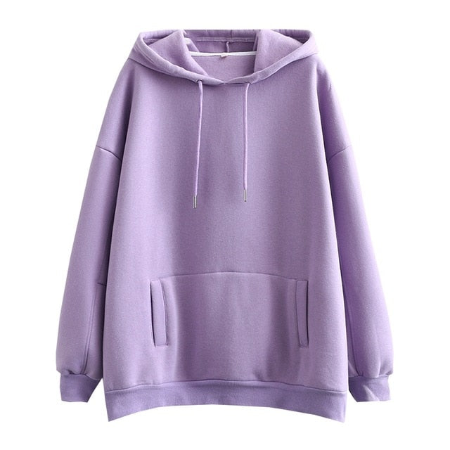 Women couple fleece 100% cotton oversized hoodie