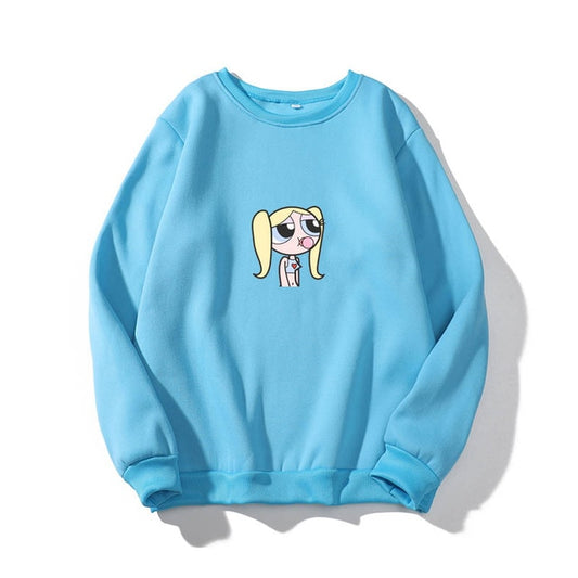 Blossom Bubbles  Buttercup Oversized Sweatshirt