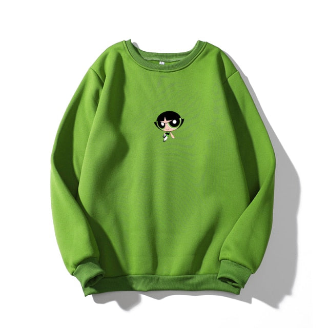 Blossom Bubbles  Buttercup Oversized Sweatshirt