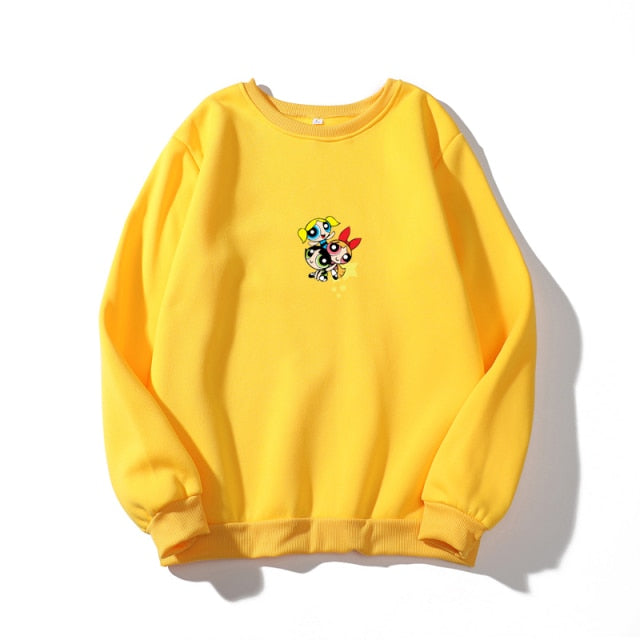 Blossom Bubbles  Buttercup Oversized Sweatshirt