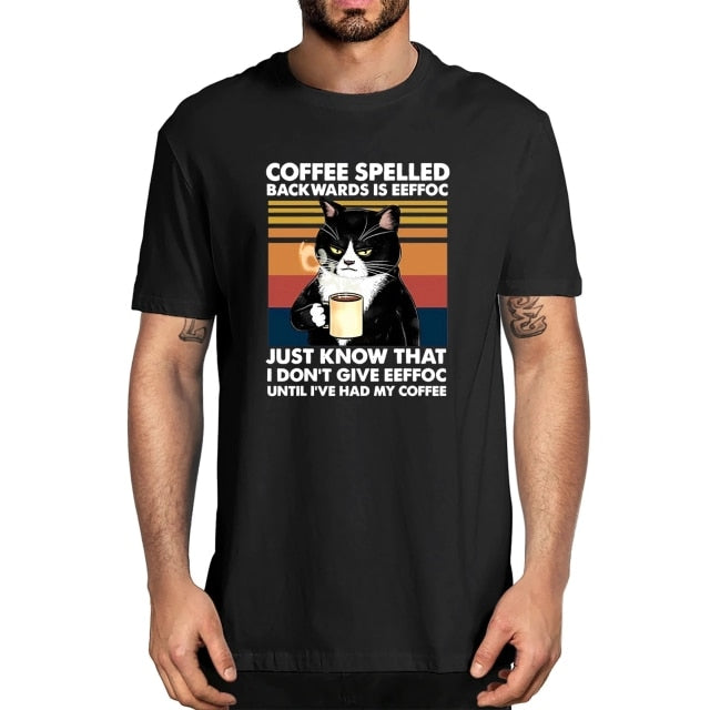 Pew Pew Madafakas 100% Cotton Shirt Novelty Funny Cat Vintage Crew Neck Men's T-Shirt Humor Women Top Tee Gift Humor Streetwear