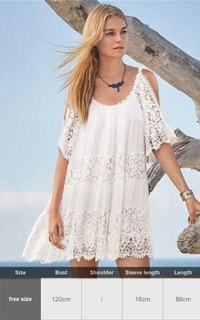 Sexy New Shirt Beach Up White Beach Dress Loose Blouse Tunic Pocket Long Sleeve Swimsuit Cover Up Casual Beachwear