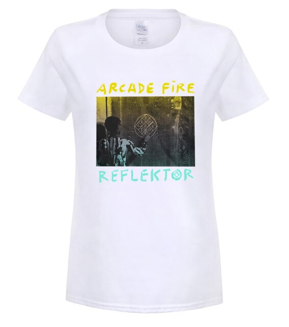 New Summer Men's Casual Print T-Shirt Fashion Official Hombre Arcade Fire Reflector Camiseta Funeral The Suburbs