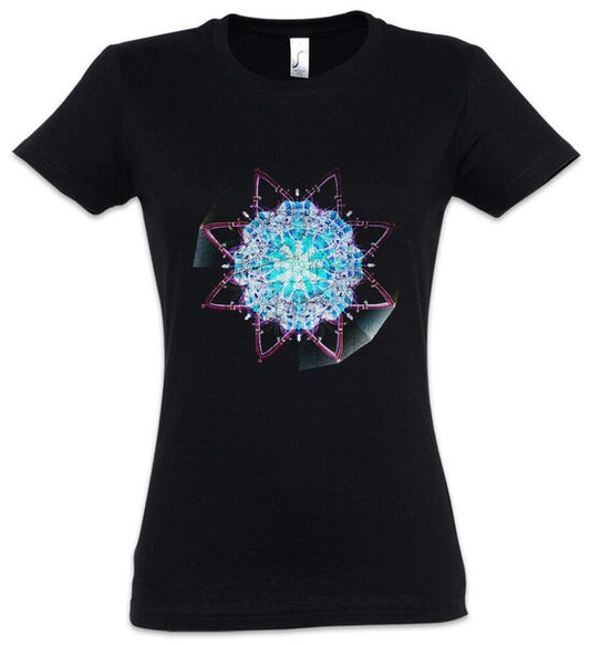 Kaleidoscope II Women T-Shirt Crystal Optical Reflection Reflector Mirror