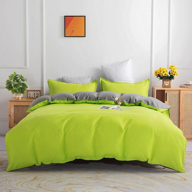 Queen King Size Twin Cover Bed Sheet with Fitted Pillow Case