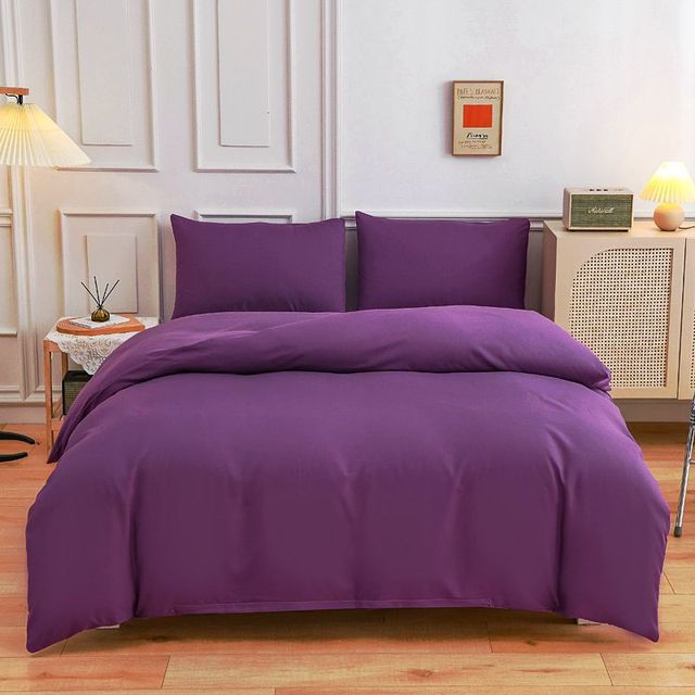 Queen King Size Twin Cover Bed Sheet with Fitted Pillow Case
