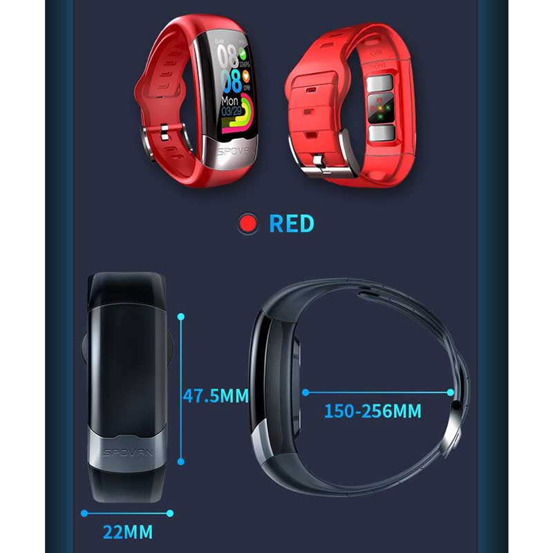 MNWT Fashion New Smart Watch H02 Fitness Sports Bracelet Waterproof Heart Rate Blood Pressure ECG Wristband Watch 0044