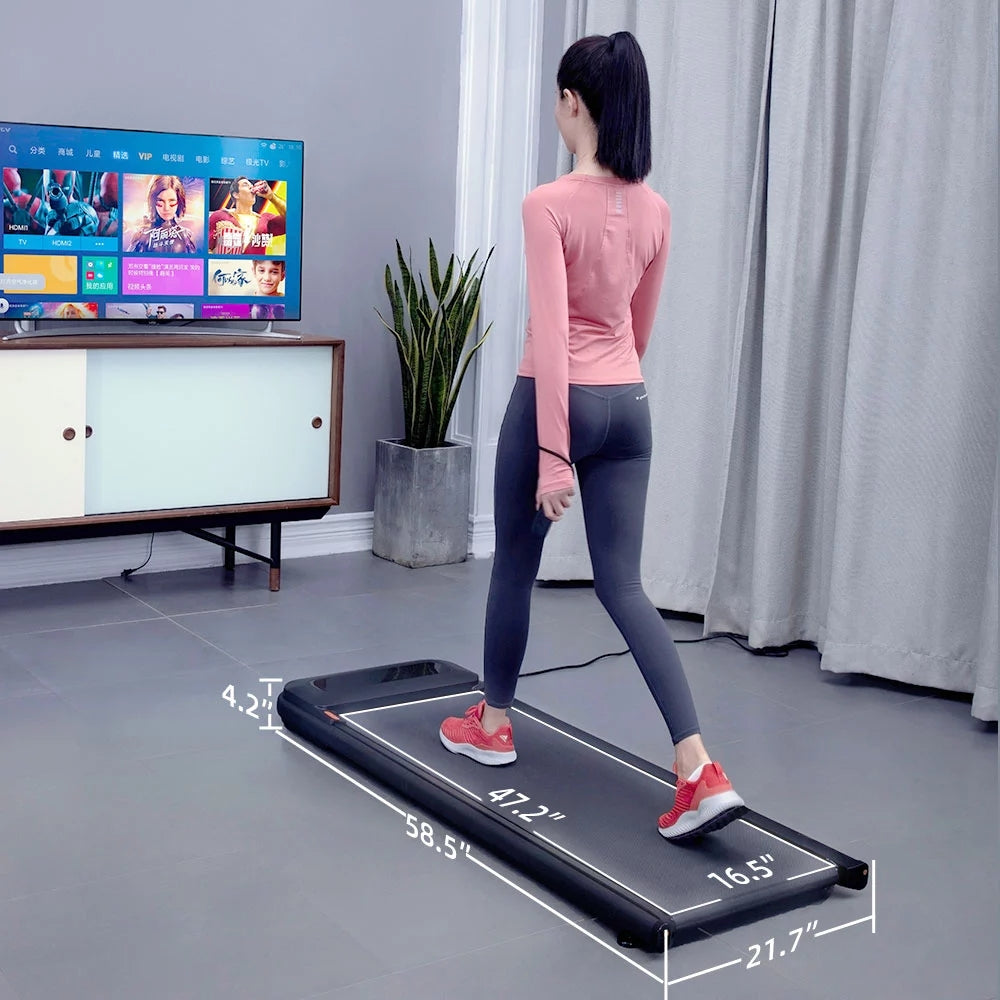 U&#039;REVO Walking Treadmill U1 Fitness Anti-slip Noise Reduction Slim Design 6km/h LED HD Display Aerobic Sport Gym Equipment