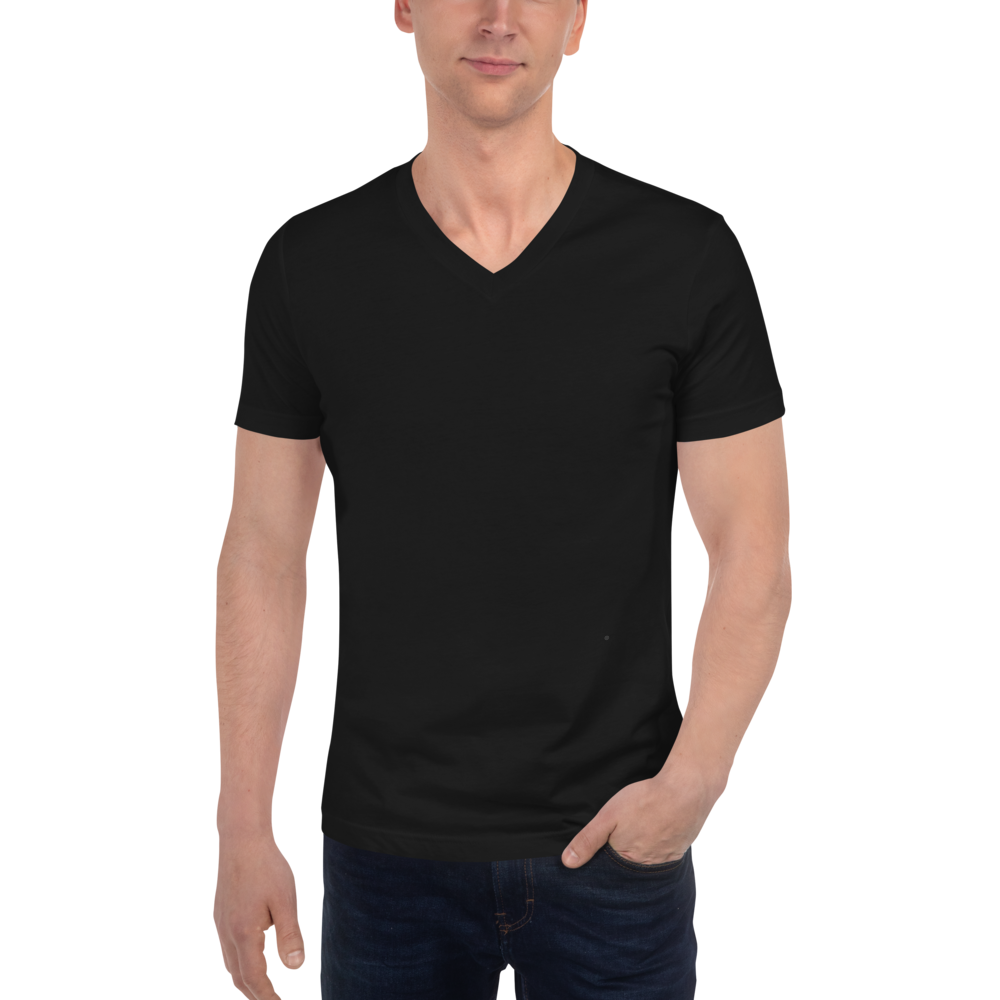 Unisex Short Sleeve V-Neck T-Shirt