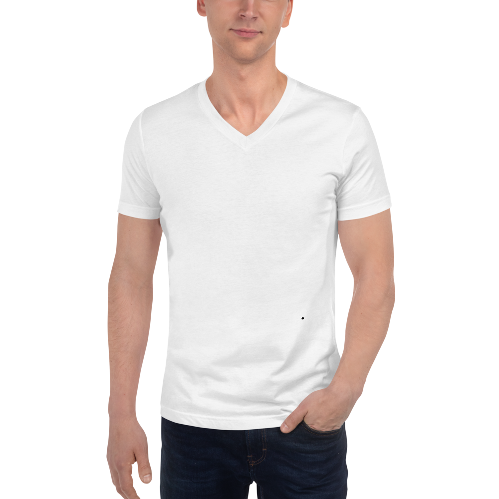 Unisex Short Sleeve V-Neck T-Shirt