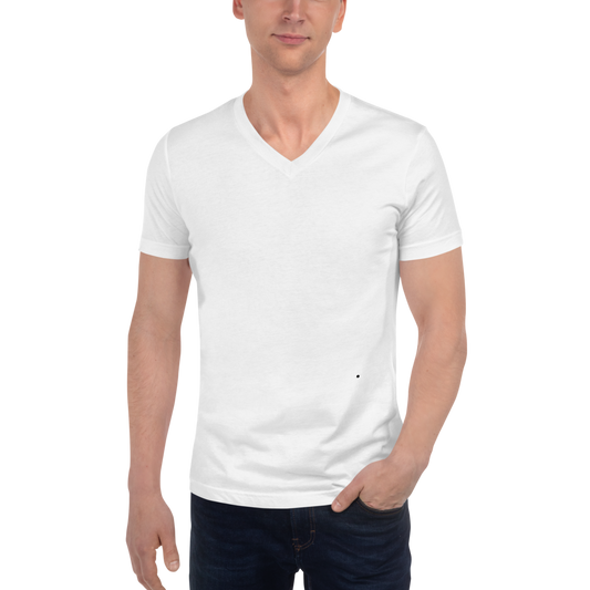 Unisex Short Sleeve V-Neck T-Shirt