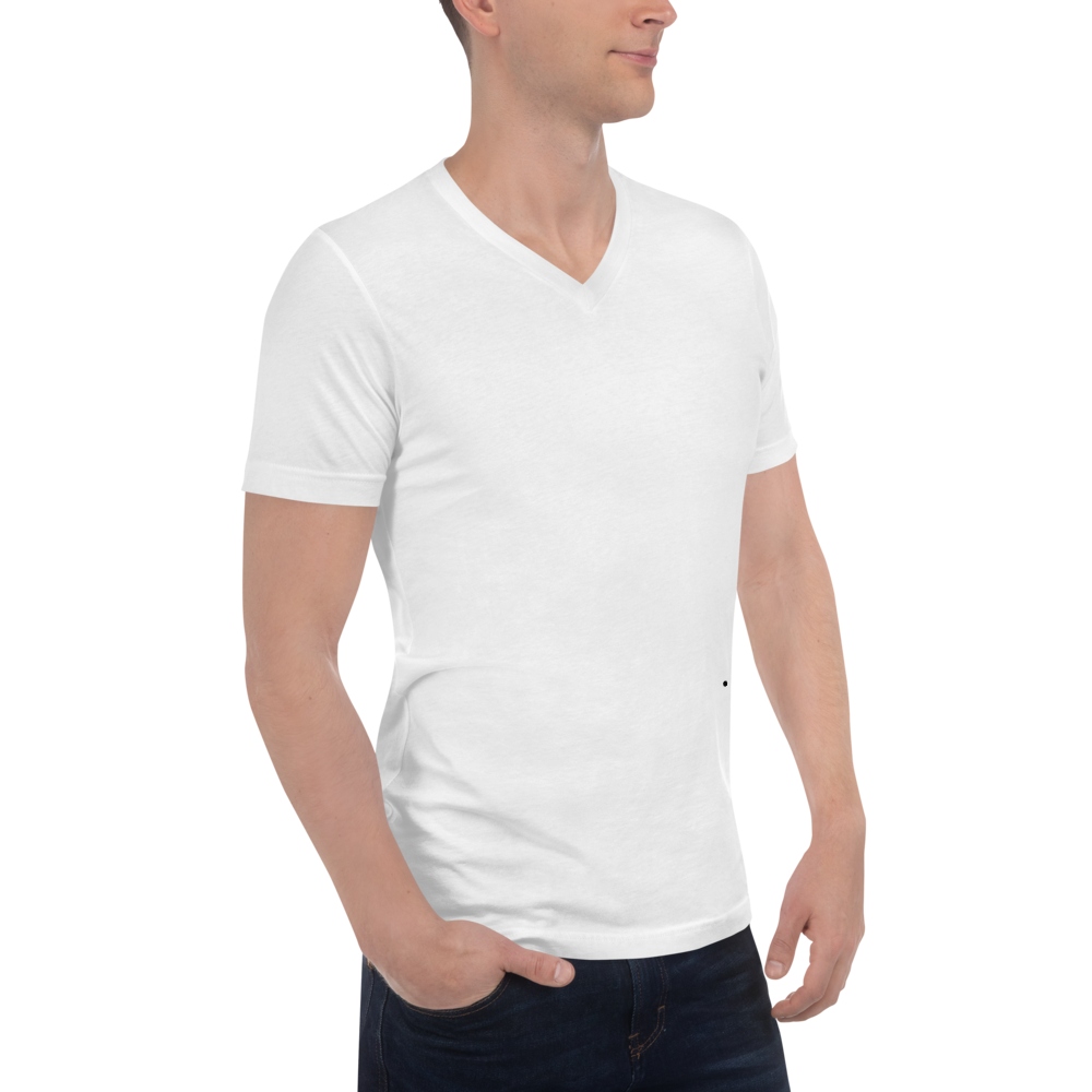 Unisex Short Sleeve V-Neck T-Shirt